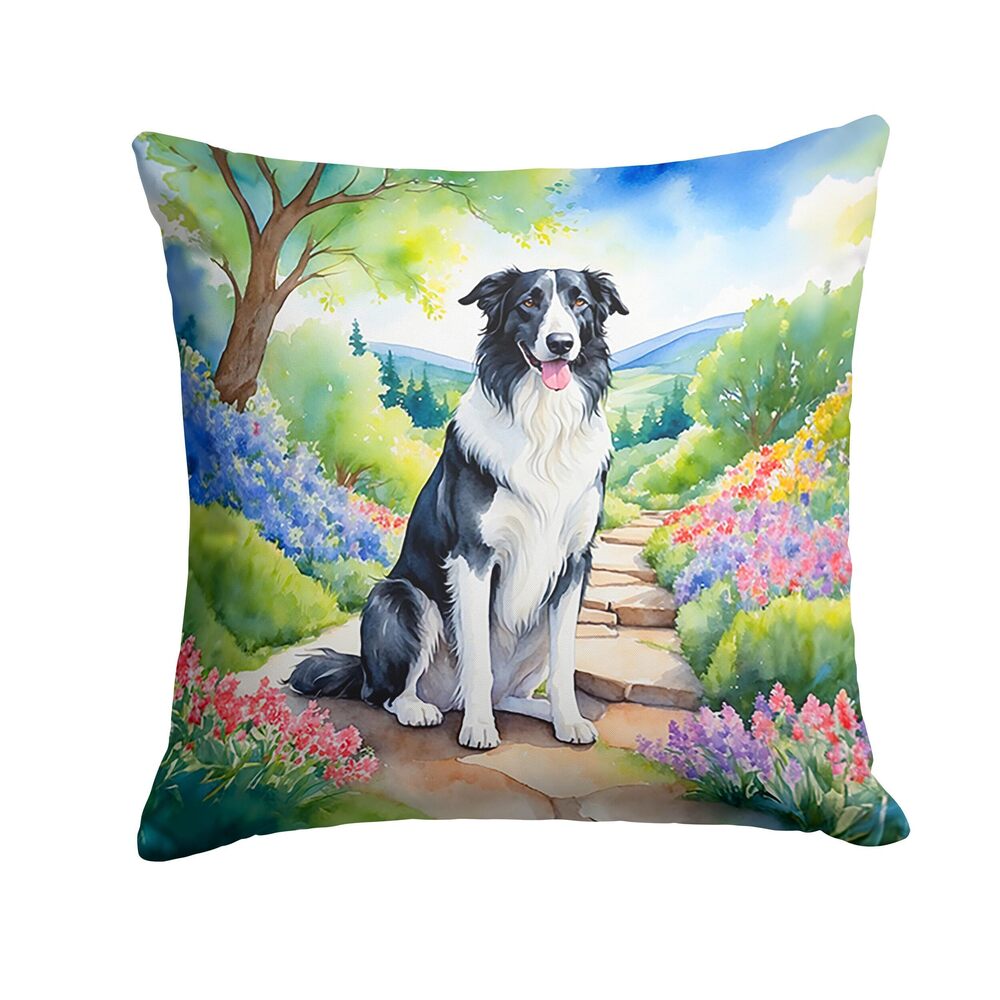 5833 Spring Path Throw Pillow, 18Hx18W, Borzoi 6576